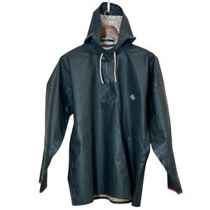 Grundéns Brigg Fisherman Raincoat PVC Smock Men's M Made in Portugal